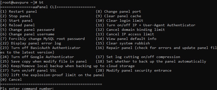 Chọn 5 hoặc 6 để thay đổi thông tin